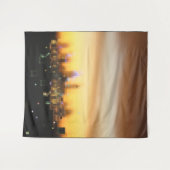 市街灯ピクセルアート タペストリー (正面(横))