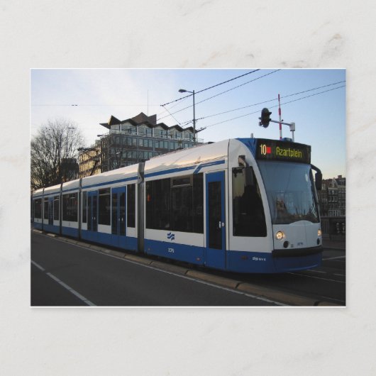 市街電車アムステルダム ポストカード (正面)