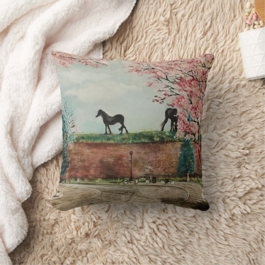 市警の馬 クッション (ブランケット)