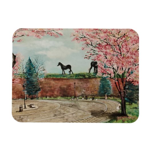 市警の馬 マグネット (横)