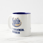 市議会のメンバーのギフト(世界のベスト) ツートーンマグカップ (正面左)