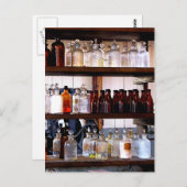 市販の化学物質のボトル ポストカード (正面/裏面)