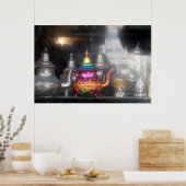 市販用ティーポット ポスター (キッチン)