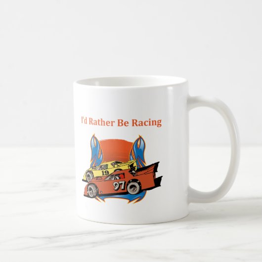 市販車の競争 コーヒーマグカップ (右)