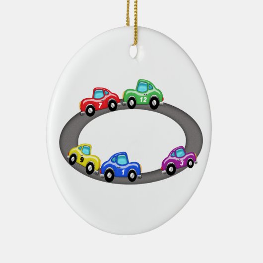 市販車の競技場 セラミックオーナメント (右)