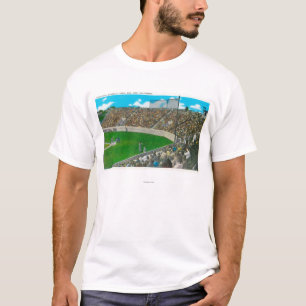 市野球の三塁ライン眺め Tシャツ
