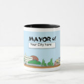 市長のか。 都市-マグ マグカップ (中央)