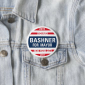 市長のためのリチャードBashner 缶バッジ (インサイチュ)
