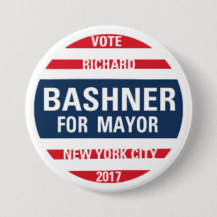 市長のためのリチャードBashner 缶バッジ