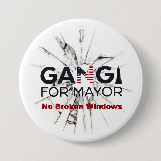 市長のためのロバートGangi 缶バッジ (正面)
