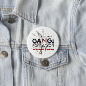 市長のためのロバートGangi 缶バッジ (インサイチュ)