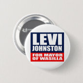 市長のためのOF WASILLAリーバイズジョンソン 缶バッジ (正面&裏面)