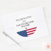 市長ステッカー用ゼリー ラウンドシール (封筒)