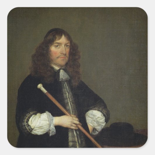 市長ポートレート スクエアシール (正面)