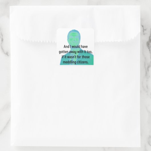 市長話 スクエアシール (バッグ)