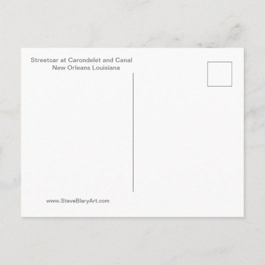 市電はがき ポストカード (裏面)