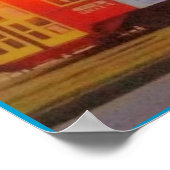 市電、オフから作業 ポスター (角)