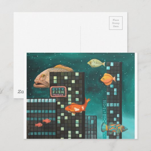 市魚 ポストカード (正面/裏面)