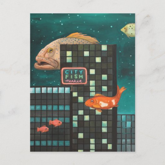 市魚 ポストカード (正面)