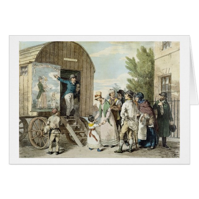 市: ショー、c.1821 (色のlitho) (正面横)