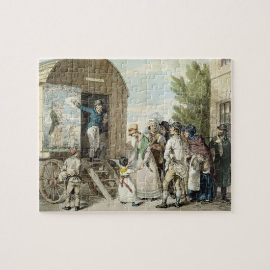 市: ショー、c.1821 (色のlitho) ジグソーパズル (横)
