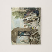 市: ショー、c.1821 (色のlitho) ジグソーパズル (縦)