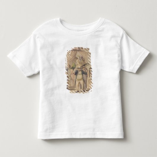 市(pのPidcockの展覧会のテントへの入口 トドラーTシャツ (正面)