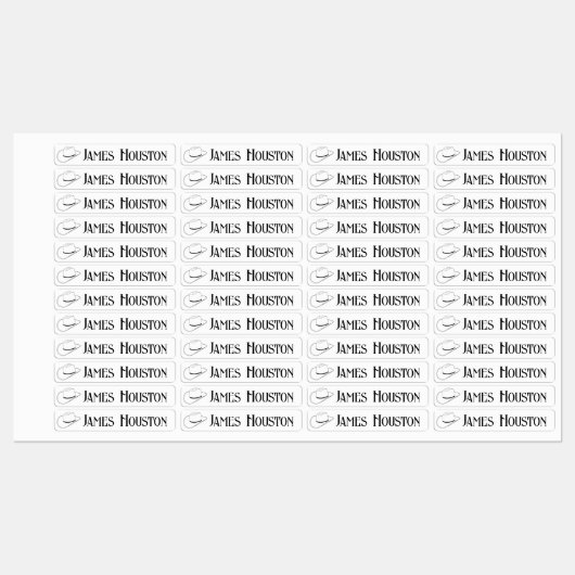 布のクラフターまたはアーティストのためのカウボーイハット ラベル (シート)