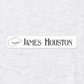 布のクラフターまたはアーティストのためのカウボーイハット ラベル (デザイン2)