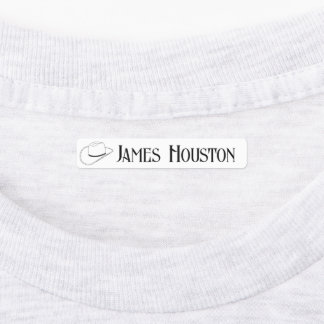 布のクラフターまたはアーティストのためのカウボーイハット ラベル