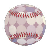 布の円の抽象芸術パターン 野球ボール (正面)