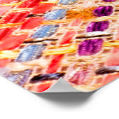 布の織り方は大きな糸を織る ポスター (角)