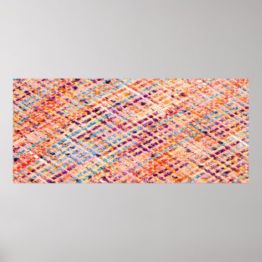 布の織り方は大きな糸を織る ポスター (正面)