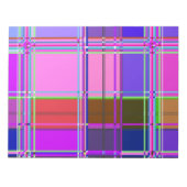 布の色の正方形 ノートパッド (正面)