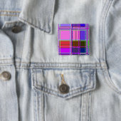 布の色の正方形 缶バッジ (インサイチュ)