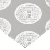 布の言葉の平数々の和の言葉。 テーブルクロス (アングル)