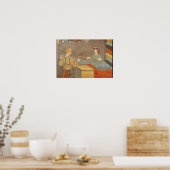 布を測る布商 ポスター (キッチン)