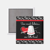 布を縫う マグネット (正面/裏面)