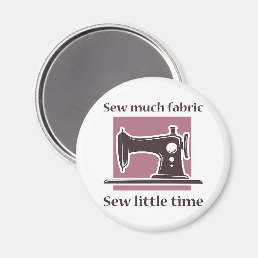 布を縫う マグネット (正面/裏面)