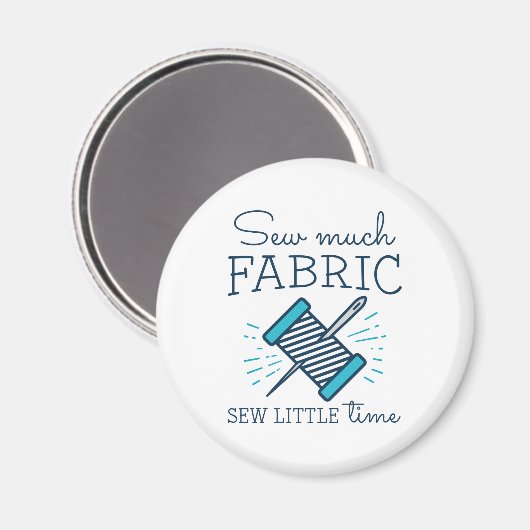 布を縫う マグネット (正面/裏面)