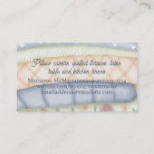 布スタック裁縫シームレスキルターキルティング 名刺 (裏面)