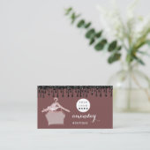 布ハンガードレスファッションショップバラドリップロゴQR 名刺 (スタンド正面)