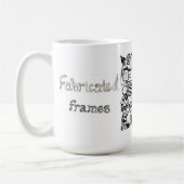 布マグで縫う コーヒーマグカップ (左)