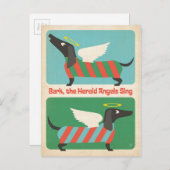 布告者の天使を吠えさせて下さい シーズンポストカード (正面/裏面)