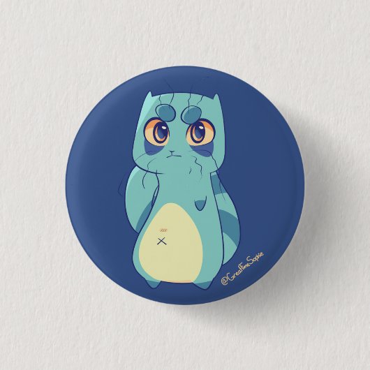 布告者ボタン 缶バッジ (正面)