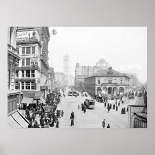 布告者Square、ニューヨーク1905年 ポスター
