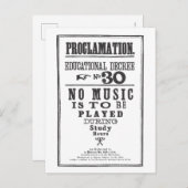 布告30 ポストカード (正面/裏面)