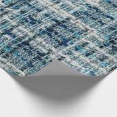 布地の質感に合うボウクル ラッピングペーパー (角)