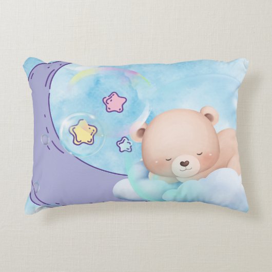 布地：ブラシ付きポリエステル アクセントクッション (正面)