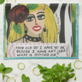 布巾 キッチンタオル (折り畳み)